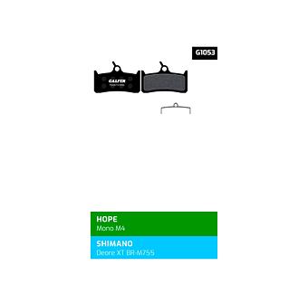Klocki hamulcowe Galfer SHIMANO Deore XT BR-M755 | HOPE Mono M4