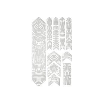 AMS Frame XL White/Wolf naklejki ochronne