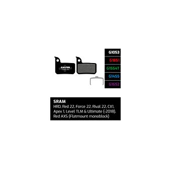 Klocki hamulcowe Galfer SRAM HDR, RED 22, FORCE, RIVAL, LEVEL ULTIMATE, TLM