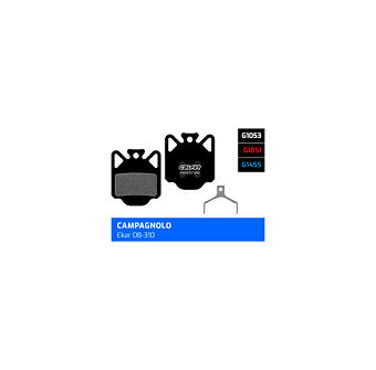Klocki hamulcowe Galfer FD582 - Campagnolo Ekar