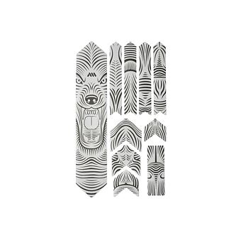 AMS Frame XL Clear/Wolf naklejki ochronne