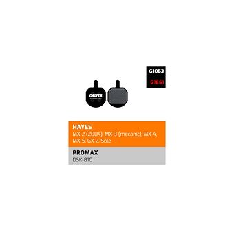 Klocki hamulcowe Galfer HAYES | PROMAX