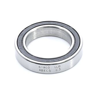 61803 LLB C3 – łożysko piast i zawieszeń, ABEC-5, 17x26x5mm