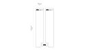 Naklejki ochronne na amortyzator AMS Fork Clear/Silver